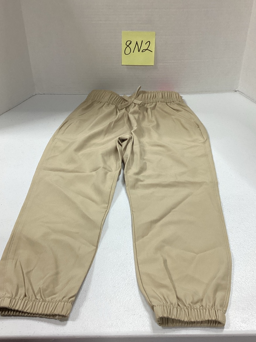 Place Tan Elastic Waist Jogger Pants for Kids